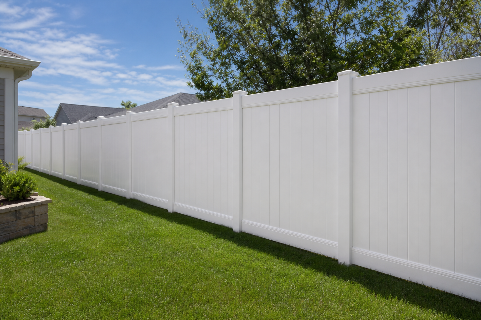 Vinyl fence installation Mooresville NC